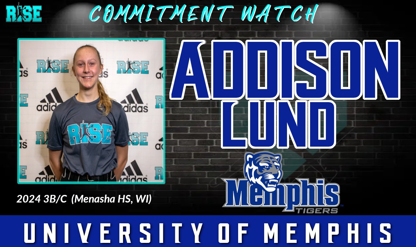 Memphis Rise 2024 RISE Player-Addison Lund